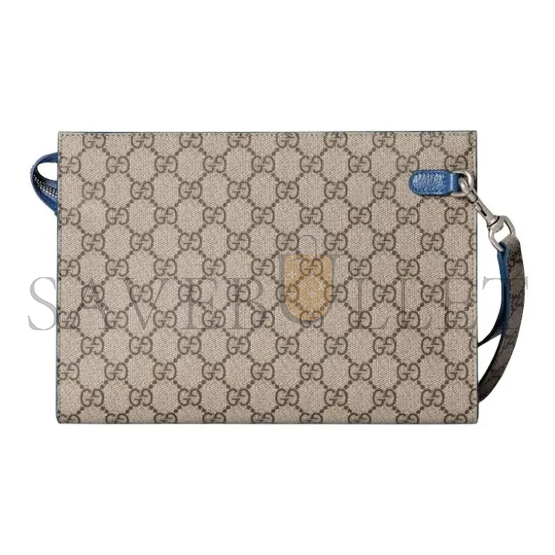 GUCCI BI-COLOR SMALL POUCH 768255 (26*18*6cm)